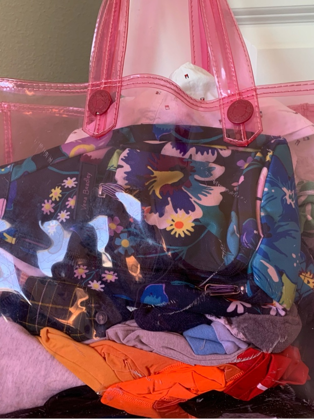 GAP Pink Transparent Tote Bag - Picture 8 of 9